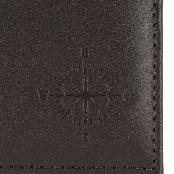 oxmox Leather Geldbörse RFID Schutz Leder 11 cm