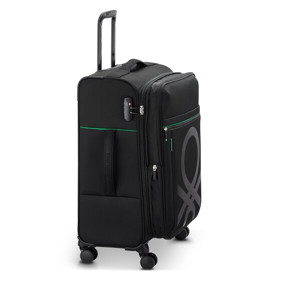 Delsey Paris x United Colors of Benetton Color Block 4-Rollen Kofferset 3 tlg.