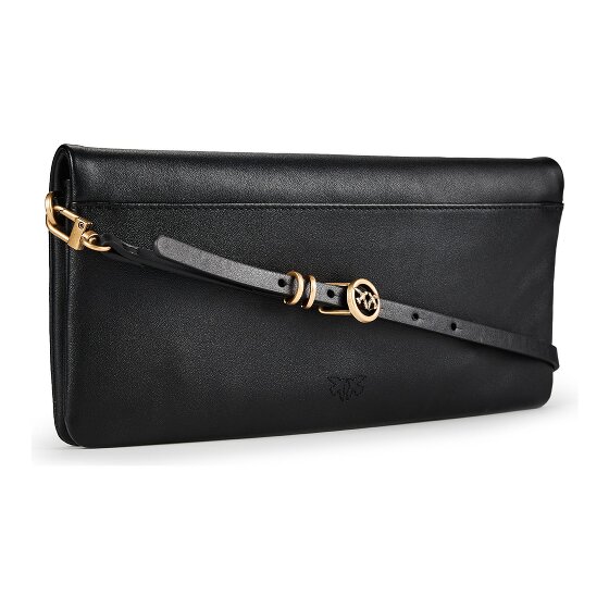 PINKO Love Soft Clutch Tasche Leder 27 cm
