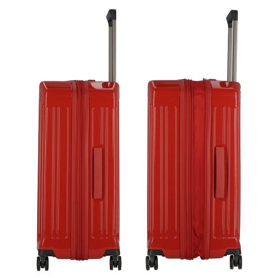 Piquadro PQ-Light 4 Rollen Trolley 69 cm mit Dehnfalte