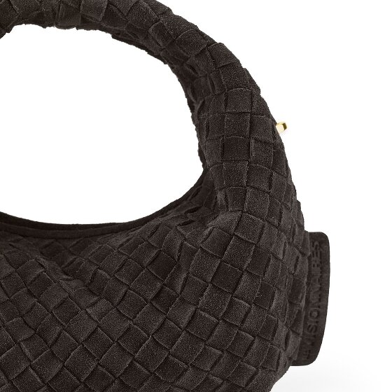 LES VISIONNAIRES Greta Micro weave Handtasche Leder 20 cm