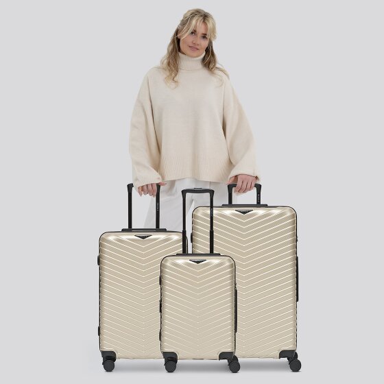 Redolz Essentials 18 4 Rollen Kofferset 3-teilig mit Dehnfalte