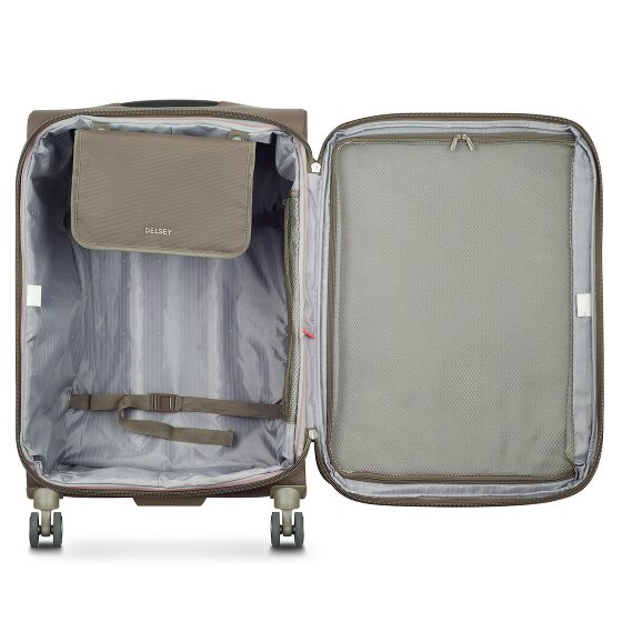 Delsey Paris Helium Dlx 4 Rollen Trolley 71 cm mit Dehnfalte
