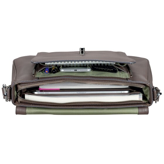 Leonhard Heyden Nizza Aktentasche Leder 39 cm Laptopfach