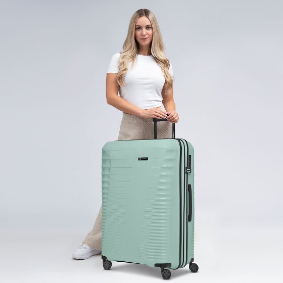 Farmhood Eco Edition 4 Rollen Trolley 77 cm mit Dehnfalte