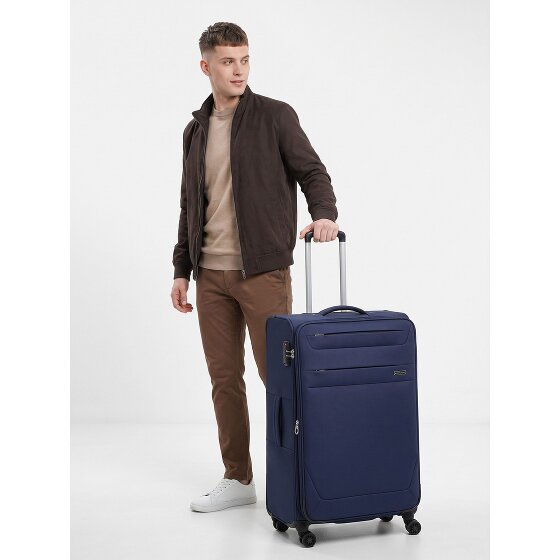 Worldpack Chicago 4 Rollen Trolley L 78 cm mit Dehnfalte