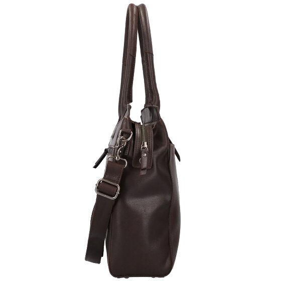 Burkely Vintage Doris Schultertasche Leder 39 cm Laptopfach