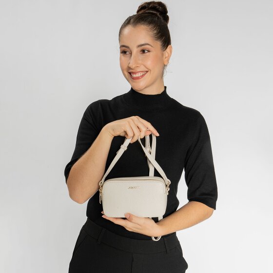 Lazarotti Bologna Leather Umhängetasche Leder Small Double-Zip 18 cm