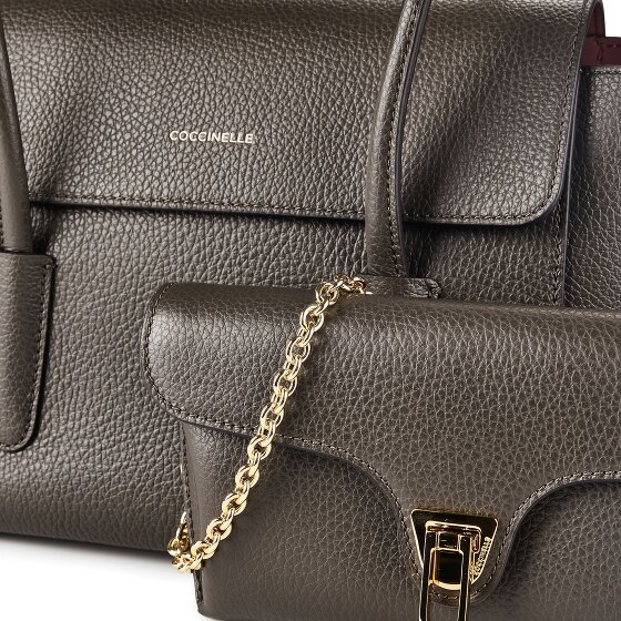 Coccinelle Double Beat Schultertasche Leder 31 cm