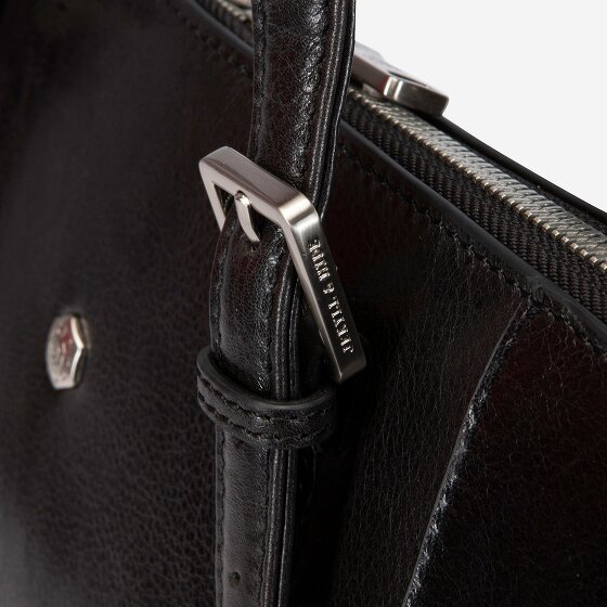 Jekyll & Hide Madrid Schultertasche RFID Schutz Leder 39 cm Laptopfach