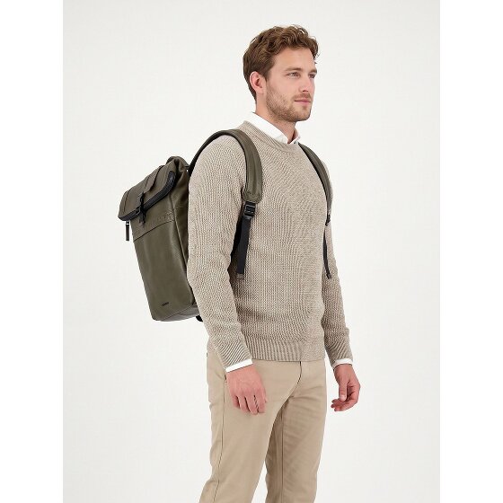 Burkely Minimal Mason Daypack Leder 37 cm Laptopfach