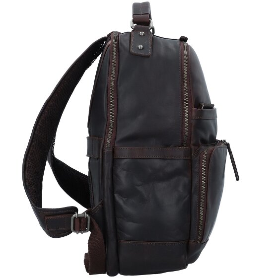 The Chesterfield Brand Wax Pull Up Business-Rucksack Leder 39 cm Laptopfach
