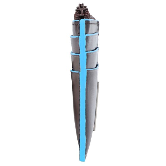 Piquadro Blue Square Kreditkartenetui RFID Leder 11 cm