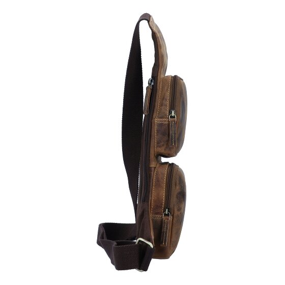 Greenburry Vintage Umhängetasche Leder 43 cm