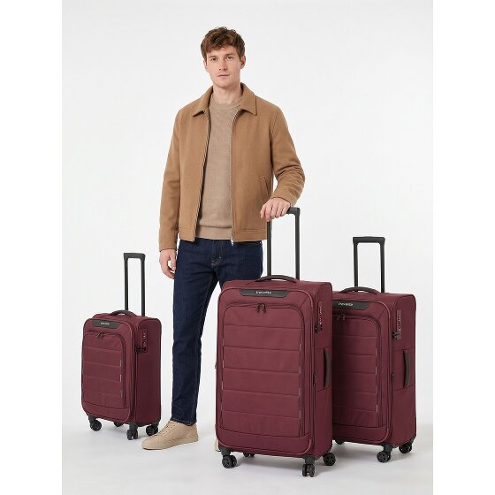 Travelite Skaii 4 Rollen Kofferset 3-teilig mit Dehnfalte