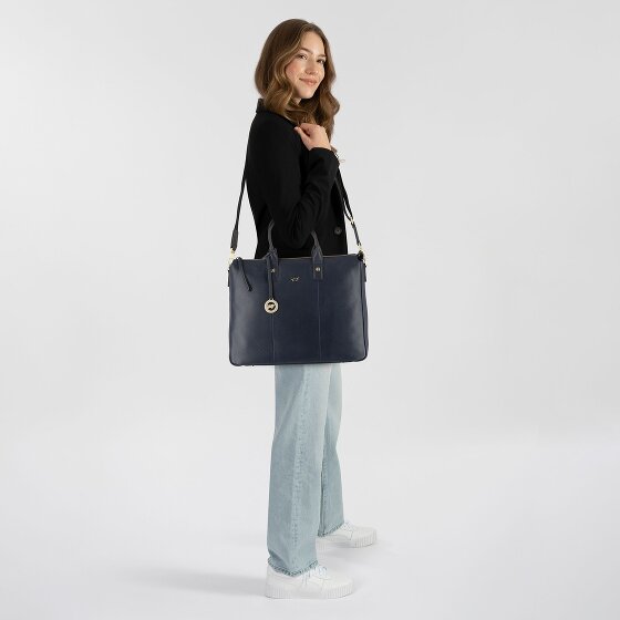 Braun Büffel Hanna Shopper Tasche Leder 39 cm Laptopfach