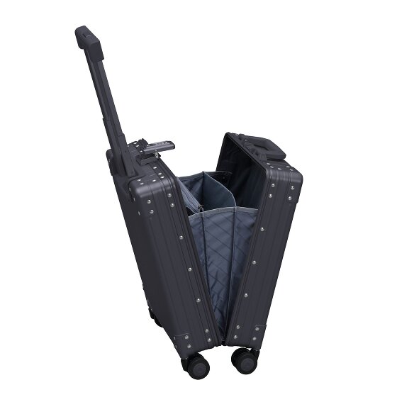 Aleon Business 4-Rollen Kabinentrolley Aluminium 50 cm Laptopfach