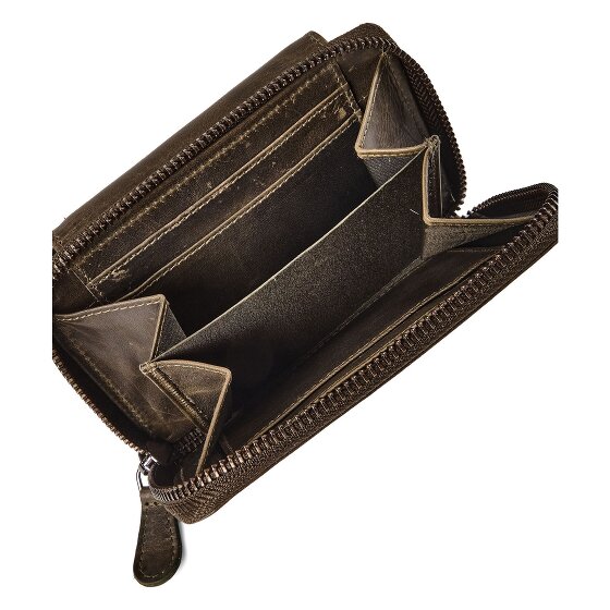Greenburry Newport Geldbörse RFID Schutz Leder 14 cm