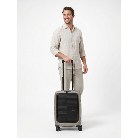 Redolz Essentials 17 2.0 4 Rollen Kabinentrolley 55 cm Laptopfach mit Dehnfalte