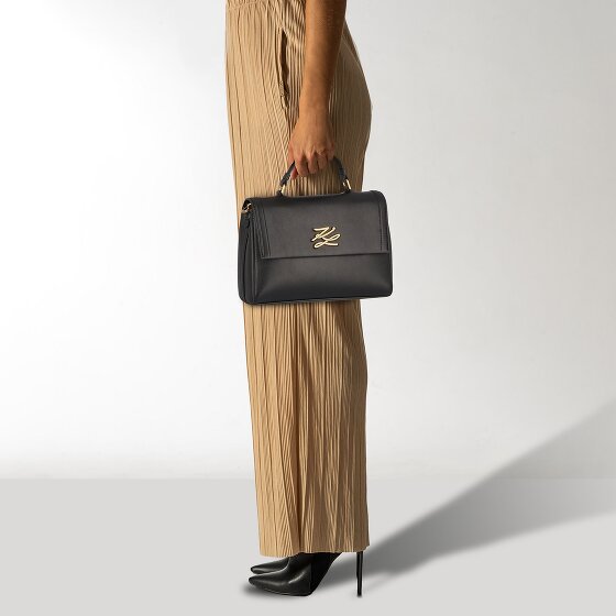 Karl Lagerfeld Autograph Handtasche Leder 24 cm