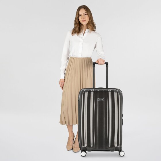 Samsonite Lite-Cube Dlx Chrome 4 Rollen Trolley 76 cm