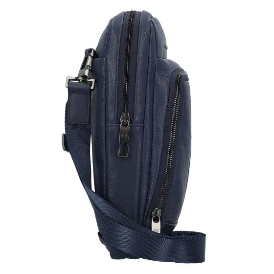 Piquadro Carl Umhängetasche Leder 22 cm