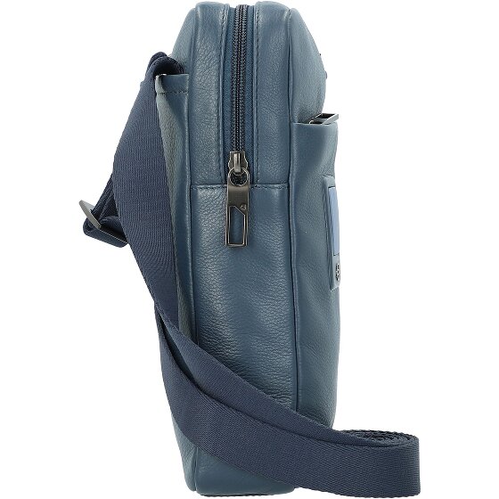 Piquadro Akron Umhängetasche Leder 22 cm