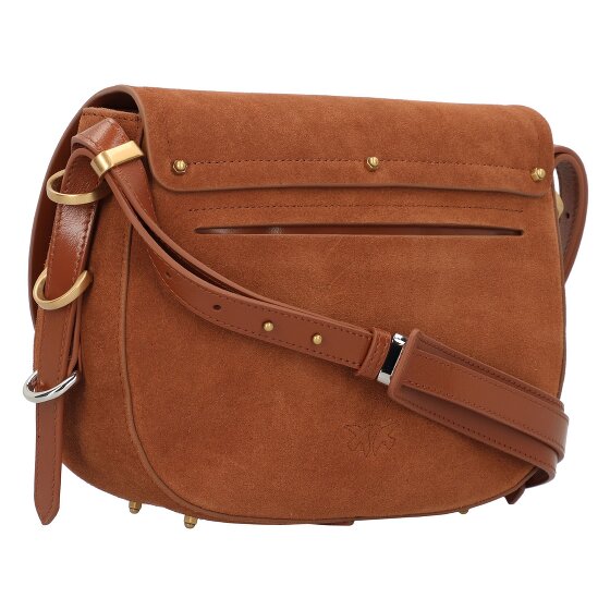 PINKO Saddle Umhängetasche Leder 25 cm