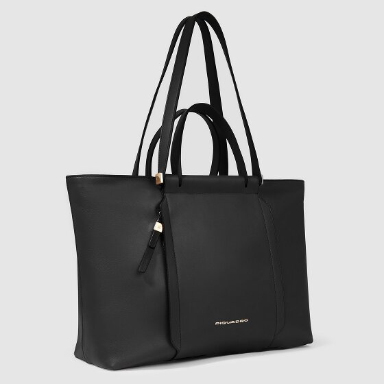 Piquadro Circle Shopper Tasche Leder 38 cm Laptopfach