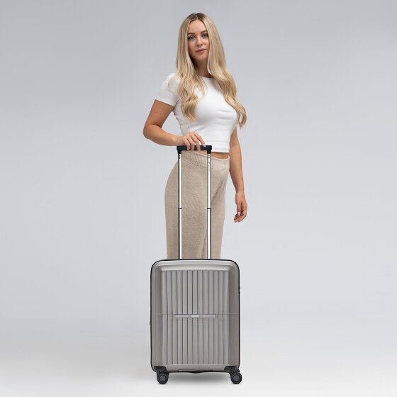 Pactastic Collection 01 4 Rollen Kabinentrolley S 55 cm mit Dehnfalte