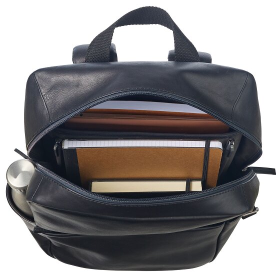 Leonhard Heyden Hamburg Rucksack Leder 40 cm Laptopfach