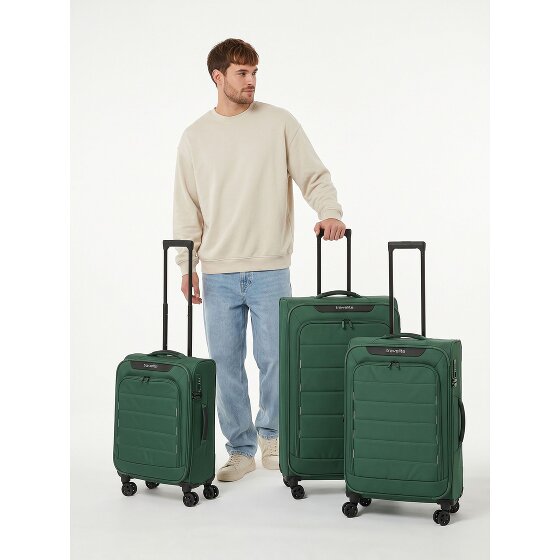Travelite Skaii 4 Rollen Kofferset 3-teilig mit Dehnfalte