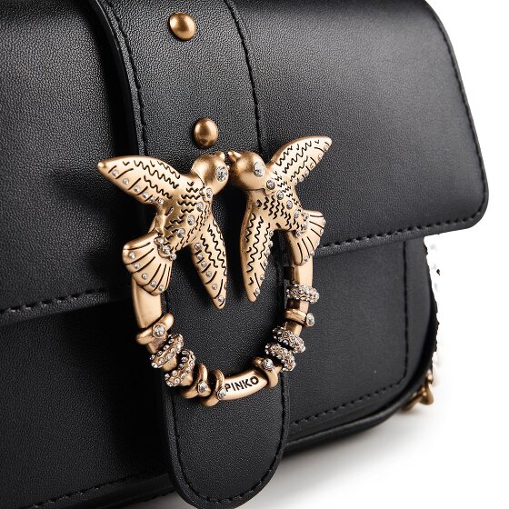 PINKO Love Pocket Umhängetasche Leder 20 cm
