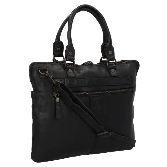 Harbour 2nd Urban Poets Laptoptasche Leder 38 cm