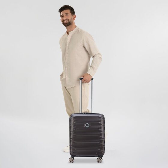 Delsey Paris Meteor 4 Rollen Kabinentrolley 55 cm mit Dehnfalte