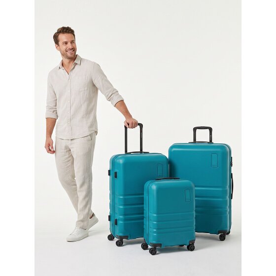 Redolz Pro ABS 4 Rollen Kofferset 3-teilig mit Dehnfalte
