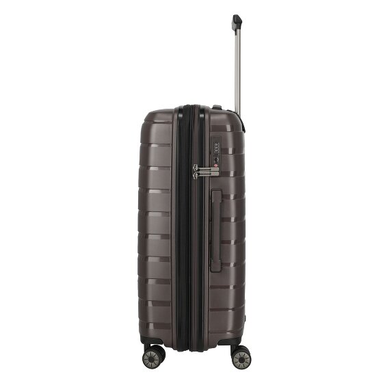 Travelite Air Base 4 Rollen Trolley M 67 cm mit Dehnfalte