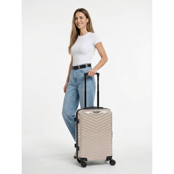 Redolz Essentials 18 4 Rollen Kabinentrolley 55 cm mit Dehnfalte