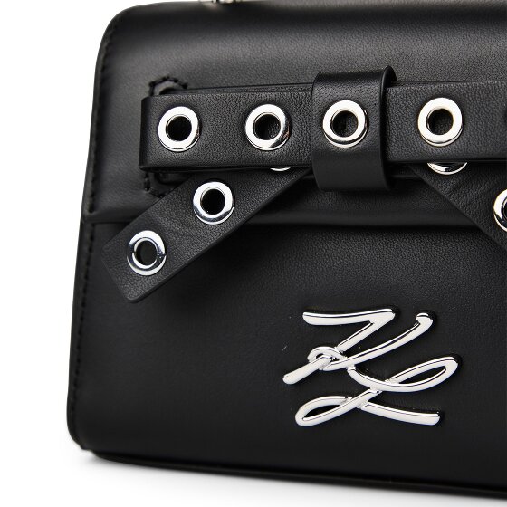 Karl Lagerfeld Autograph Mini Bag Handtasche Leder 15 cm