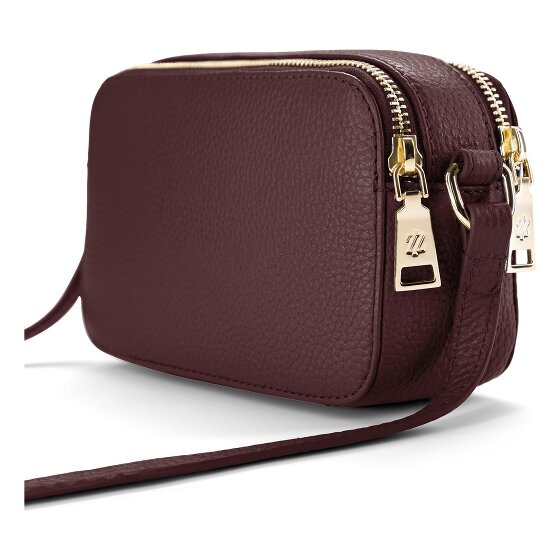 Lazarotti Bologna Leather Umhängetasche Camera-Bag Leder Double-Zip 18 cm