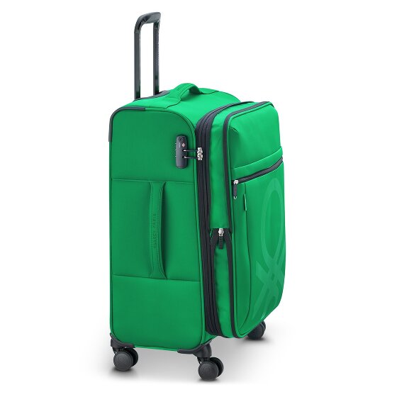 Delsey Paris x United Colors of Benetton Color Block 4-Rollen Kofferset 3 tlg.
