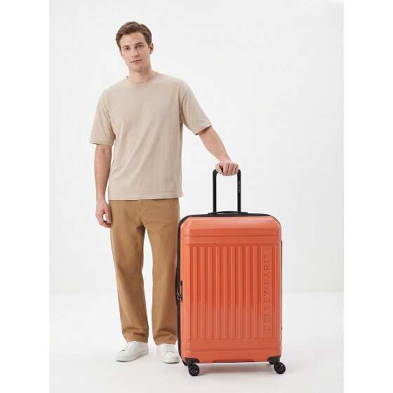 Delsey Paris Lutece Se 4 Rollen Trolley 75 cm mit Dehnfalte