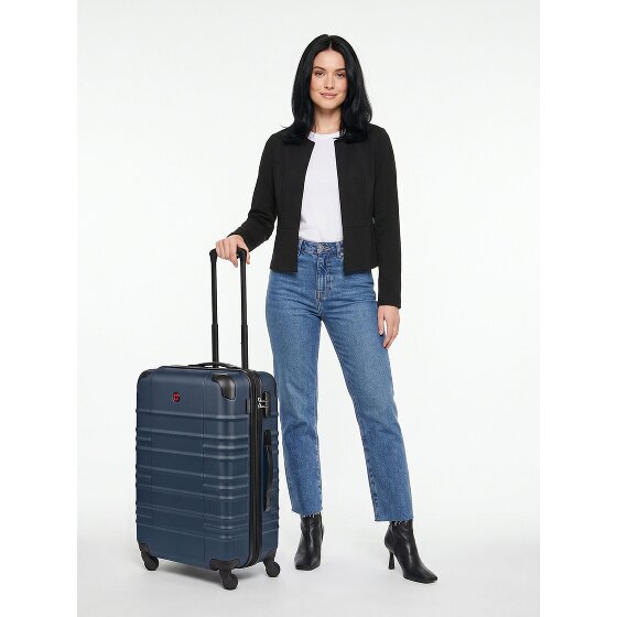 Wenger Amplar Evo 4 Rollen Trolley M 65 cm mit Dehnfalte