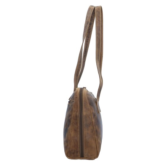 Greenburry Vintage Schultertasche Leder 35 cm