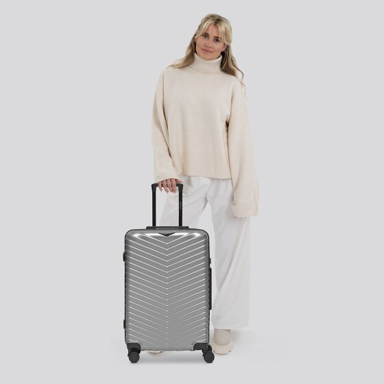 Redolz Essentials 18 4 Rollen Trolley 66 cm mit Dehnfalte