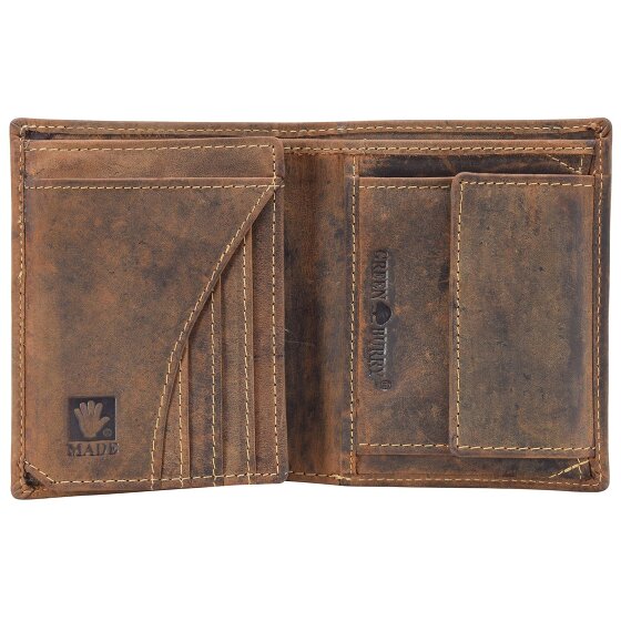 Greenburry Vintage Geldbörse Pferd Leder 9,5 cm