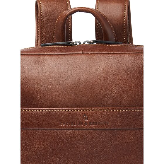 Castelijn & Beerens Daypack RFID Schutz Leder 41 cm Laptopfach