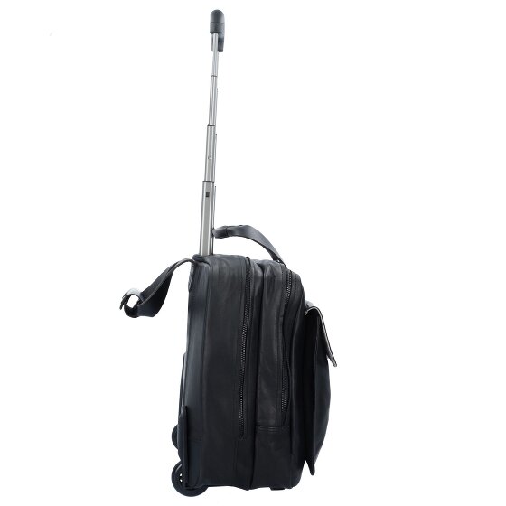 Harold's 2-Rollen Businesstrolley Leder 40 cm Laptopfach Harold's 2-Rollen Businesstrolley Leder 40 cm Laptopfach