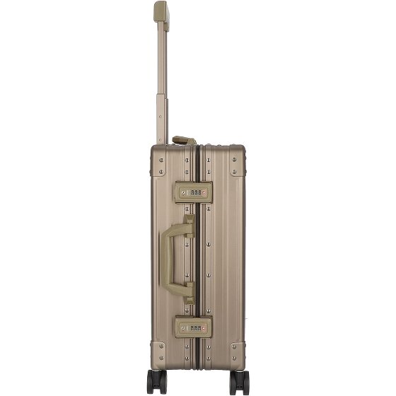 Aleon Traveler International 4-Rollen Kabinentrolley Aluminium 55 cm