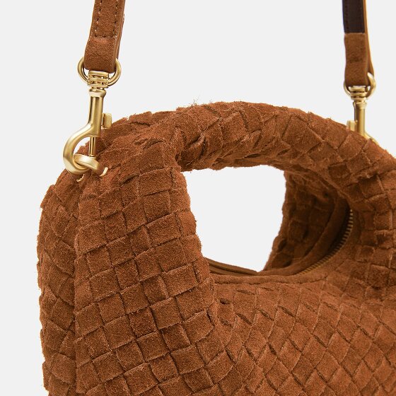 LES VISIONNAIRES Greta Micro weave Handtasche Leder 20 cm